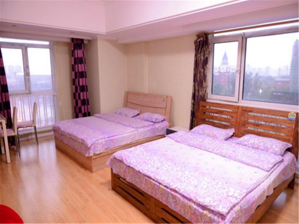 Green Express Apartment Harbin West Railway Station ハルビン 部屋 写真